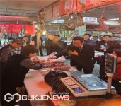 부산국세청, 설 명절 전통시장 장보기 행사