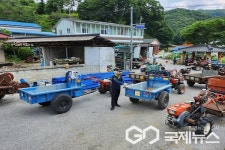 괴산군농업기술센터, 영농철 농기계 순회수리교육 시작