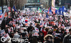 대통령 석방 촉구 집회