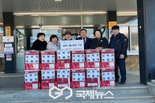 보은군 내북면풍물회, 경로당에 현물 지정 기탁