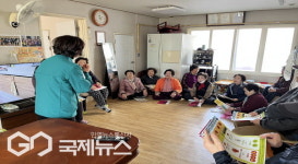 하망동, 경로당 대상 쓰레기 배출요령 교육 실시
