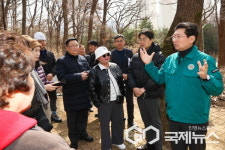 이상일 용인시장, 동백1동 행정복지센터 신축 현장 점검