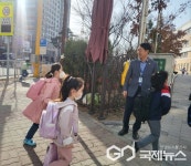 청주내곡초등학교, 살펴봄 건너봄 만나봄 등교맞이 진행