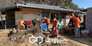 봉화군재난지킴이봉사단, 법전면 주거환경개선 봉사