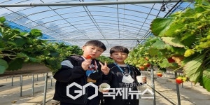 풍기북부초, 따뜻한 봄맞이, 딸기와 함께 보낸 하루 체험 실시
