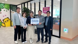 강원특별자치도 옥외광고협회 정선군지부, 정선군가족센터에 후원금 전달