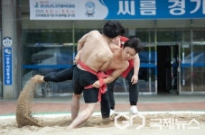 조규일 진주시장, 경남도민체전 사전경기 현장 방문, 선수단 격려·응원