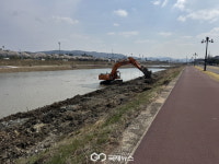 경주시, 북천 일대 하상정비 박차…쾌적한 하천환경 조성