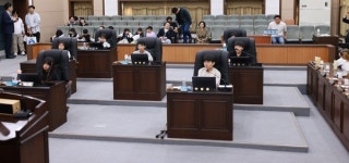 금산군의회 방문한 미래의 금산군민 일꾼님...군북면 상곡초 의정활동 체험