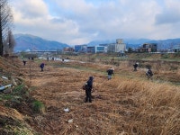 장계면, 걷고 싶은 하천변 만든다 미관 개선 총력전
