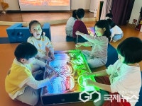 청주 덕성유치원, 샌드아트 공연 진행