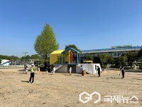 청주 서촌초등학교, 교내 첫 우드볼대회 개최