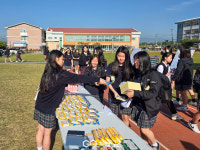 경주 선덕여중, 시험 앞두고 학생들에 깜짝 간식