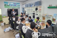 영동 정수중학교, 함께하는 맞춤형 드론 교육 시행