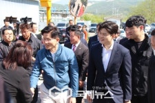 김문수, 첫 일정, 포천 장자마을 방문…경기도지사 시절 소환