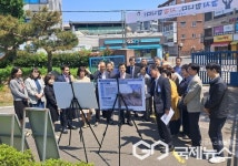진주시, 삼현여중 정문 앞 통학로 개선 안전한 등하굣길 조성