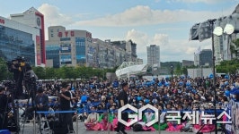 (포토) 이재명 24일 안산문화광장서 유세