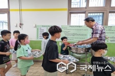 청주 내수초등학교, 고기 대신 채소는 지구를 웃게 해요