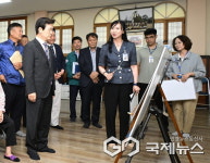 조규일 진주시장, 장재경로당 일원 도로개설 민원 현장 방문