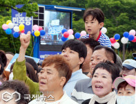 이재명 후보 향한 열띤 응원