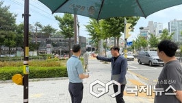 용인시의회 김병민 의원, 마북로 교통환경 현장 점검