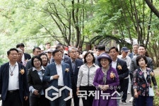 신상진 성남시장, 야탑천 오야소리길 개장식 참석…시민과 함께 만드는 건강한 도시 실현