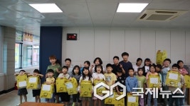 영동 추풍령초등학교, 건강보약짓기 행사 가져