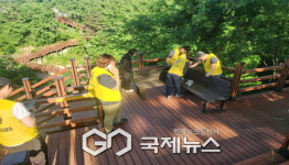 영주구성로타리클럽, 시민편의 벤치설치사업 추진