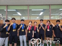 청주 성화중, 전국역도선수권대회 금 13개-은 5개-동메달 3개 획득