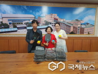 이천중리동체육회, 이천남초교에 패들 테니스 라켓 20세트 기탁