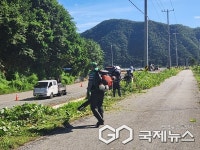 영동군 상촌면새마을지도자회·부녀회, 환경정비 나서