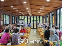 양산시 하북면, 자연숯불갈비 여름철 어르신 식사 대접