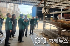 박동식 사천시장, 폭염 대비 축사 현장점검 및 애로사항 청취