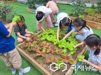 청주 수곡초등학교, 생태텃밭 가꾸기 탄소중립 실천 앞장