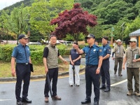 김우석 남원경찰서장, 휴가철 자연재난 대비 지리산 야영장 유관기관 합동 점검 실시