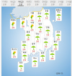 날씨, 주말까지 400mm이상 많은비 장마전선 위치는 부산·광주·대전 폭우 예상