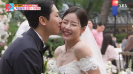 박하나김태술, '동상이몽2'서 눈물과 감동의 결혼식 현장