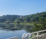 한국농어촌공사 군산지사, 미룡저수지 녹조제거제 살포