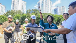 신계용 과천시장, 국도47호선 신갈현교차로 서울방향 도로 전환 앞두고 현장 점검