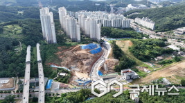 용인시 삼가2지구 힐스테이트 용인포레 임대주택 대체진입로 개통...12월 입주 전망