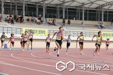 보은서 전국 중·고 육상대회 겸 초등 육상경기대회 열려