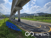 용인시 처인구, 경안천 자전거 연습장 조성
