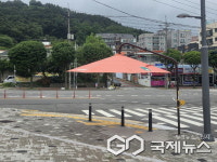 용인시, 폭염장기화 그늘막 14곳 긴급 확대 설치