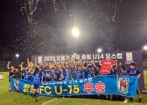 장흥FC, 오룡기 전국 중등 축구대회 저학년부 우승
