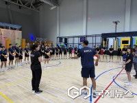 진주국제여자배구대회 국가대표팀, 선명여고·경해여중 선수 기술 멘토링