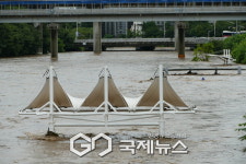 의정부시, 시간당 50㎜ 폭우…하천·저지대 침수 비상