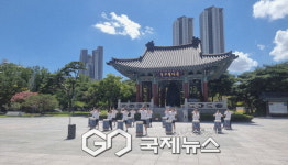 풍기초, 플래시몹으로 광복 80주년의 함성을 울리다