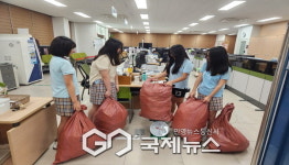 하망동 동산여자중학교, 종이팩 교환사업 참여