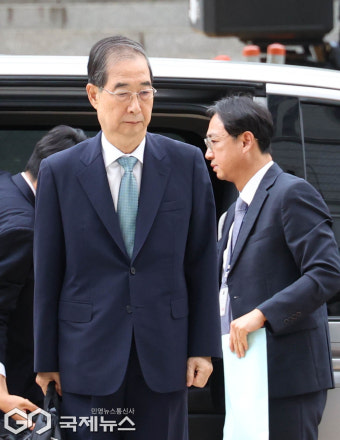 한덕수 전 총리, 영장실질심사 출석