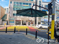 용인시 기흥구, 횡단보도에 21개 그늘막 설치